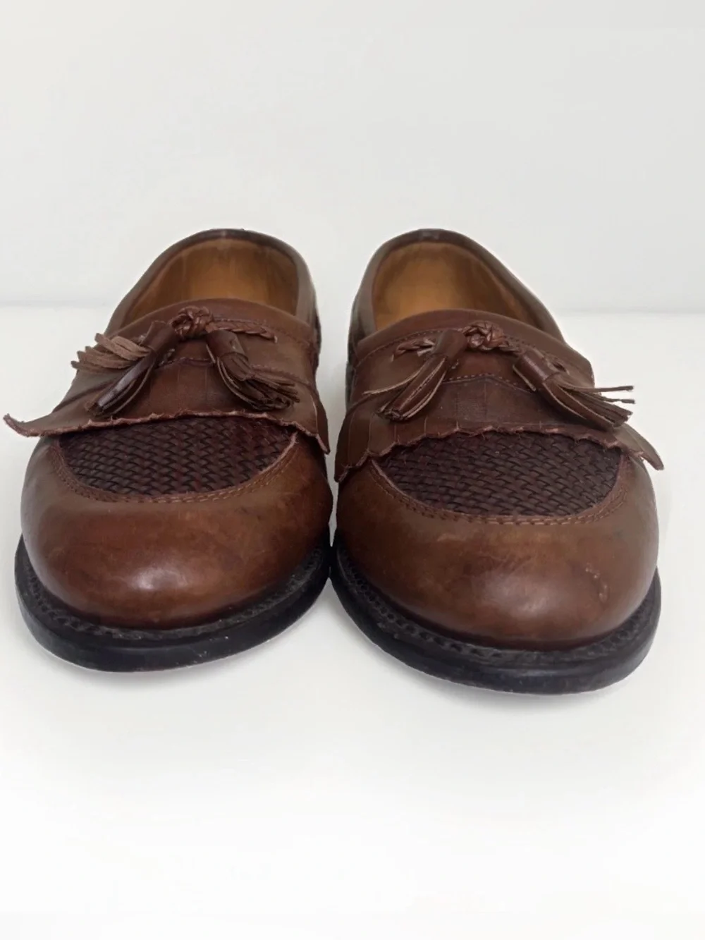 Allen Edmonds Cody Tassel Leather Loafer Men’s Sz 10D EU 44